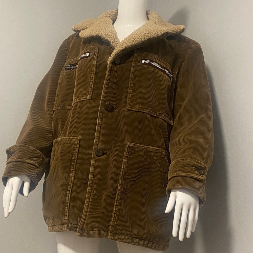 Vintage Corduroy Jacket with Sherpa Collar - Picture 2 of 11